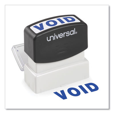 Message Stamp, Void, Pre-Inked One-Color, Blue